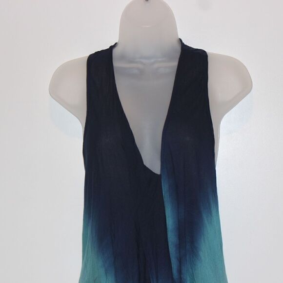 Young Fabulous & Broke  Cleo Blue Ombré Tank top Women Size Medium - Picture 3 of 10
